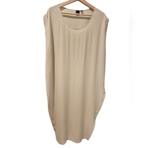 Eileen Fisher "The Fisher Project" 100% Silk Dress Womens Large